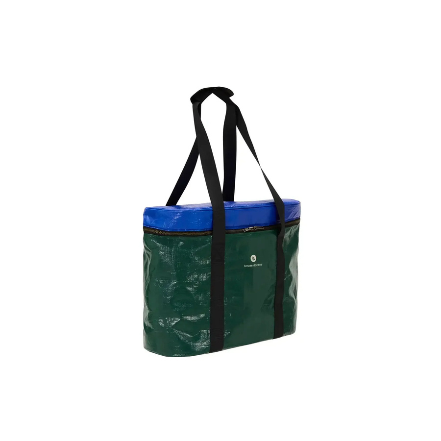 House Doctor Kühltasche Picknick dunkelgrün blau - Bild 1
