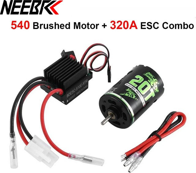NEEBRC Bürstenmotor RC Crawler Motor, 20T, 60A ESC, 5V/2A BEC - Bild 1