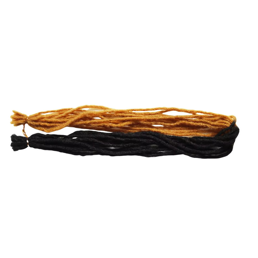 OLD STREET Haarverlängerung Dreadlocks, 40 Zoll, Blond Schwarz, Damen - Bild 3