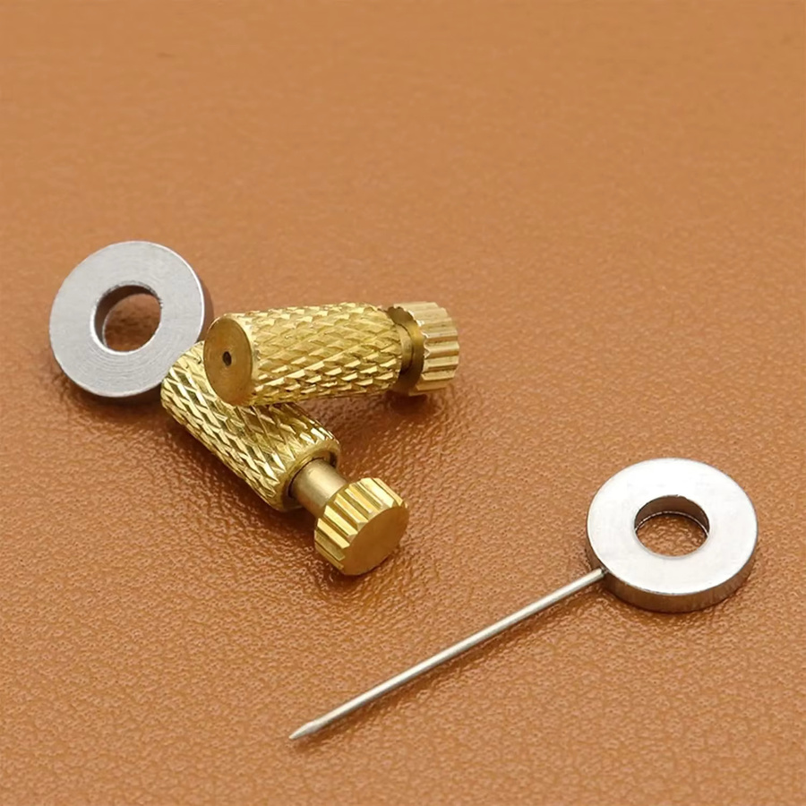 DIY Leder Naht Positionierungsnadeln aus Metall in Gold für Handwerk und Näharbeiten - Bild 3