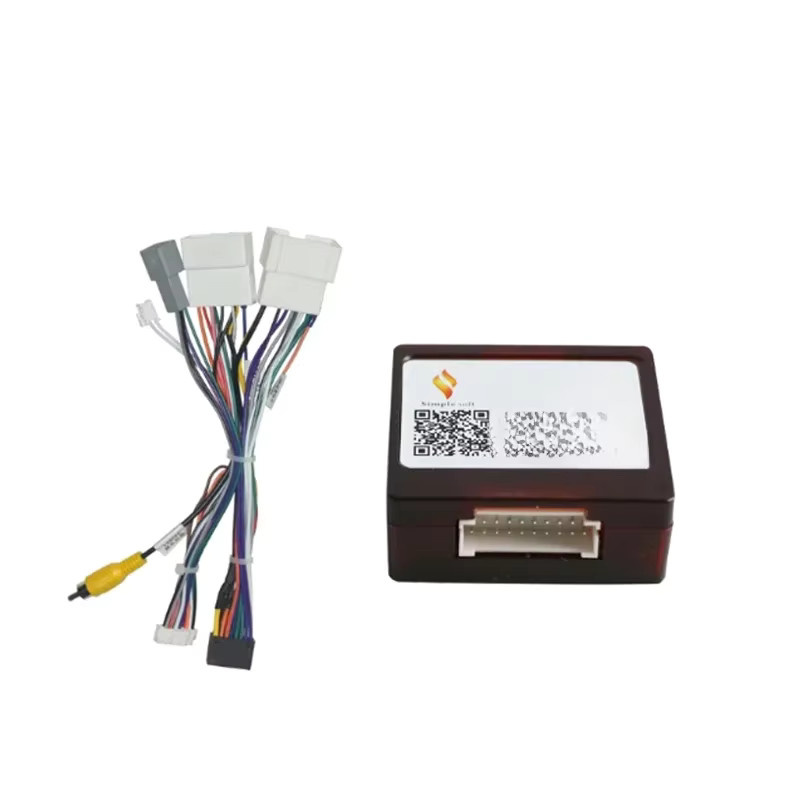 TDARRM Canbus-Box-Decoder RP5-RN-101 für Renault Captur Clio Logan Sandero Duster, 16-poliges Android-Autoradio-Stromkabel in Schwarz - Bild 1