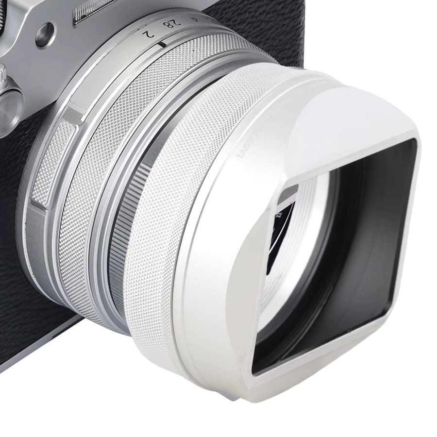 PRO TANLE Magnetische Gegenlichtblende aus Metall in Weiß für Fuji X100VI Kamerazubehör - Bild 4