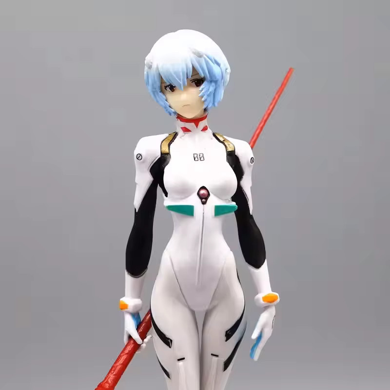 Bandai Neon Genesis Evangelion Ayanami Rei Asuka Actionfiguren, PVC-Figuren, 21cm - Bild 2