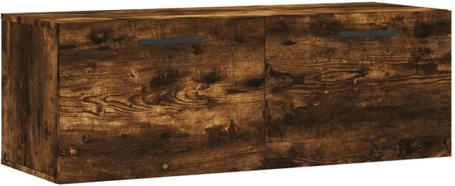 vidaXL Wandschrank aus Holzwerkstoff in Räuchereiche, Braun, B: 100 cm, H: 35 cm, T: 35 cm - Bild 1