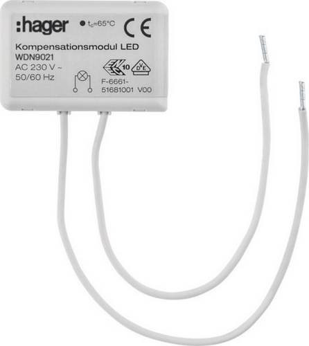 Hager Dimmer für LED in Weiß - Bild 1