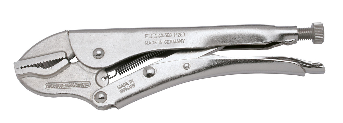 Elora Prismen-Gripzange ELORA-500P-250 in Silber mit 45mm Spannweite - Bild 1