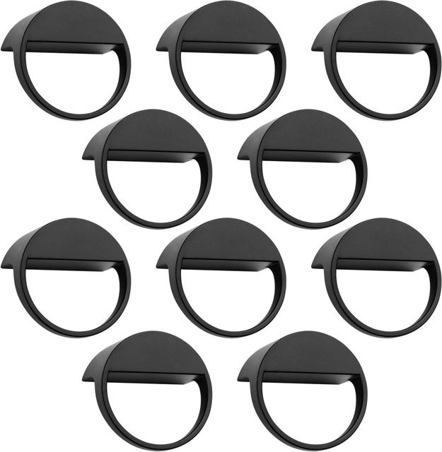 SO-TECH Möbelgriffe ZEN BA Set, 10 Stück, Knopf, Schwarz Matt, Durchmesser: 32 mm, Tiefe: 59 mm - Bild 1