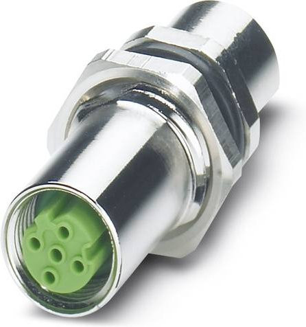 Phoenix Contact Sensor-Aktor-Einbausteckverbinder M12 Buchse, 4-polig, Farbe: Silber - Bild 1