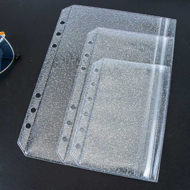 Coliky Transparente Matte PVC Aufbewahrungstasche für A5 Ordner mit Dreischichtiger Bauweise und Seitlich Offener Klappe - Bild 1
