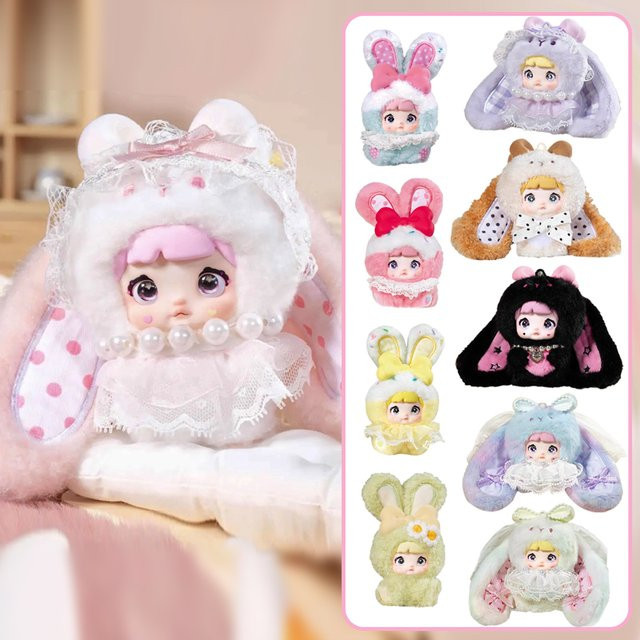 XiDonDon Nommi Sweetheart Bunny Plüsch-Blindbox, Plüschtier, Einzelfigur - Bild 1