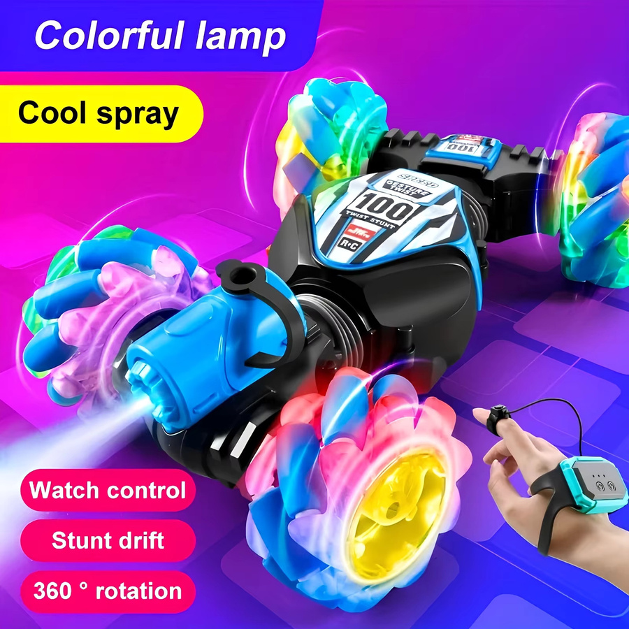 JJRC RC Drift Car, Allradfahrzeug, mit Dual-Fernbedienung, Gesture Sensing, 360° Rotation & Jet Twist Stunt - Bild 4