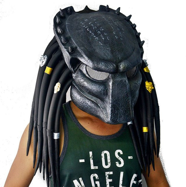 Beast Kingdom Alien-Monster-Helm, Horror Latex Vollkopfmaske, Weltraum, Gummi - Bild 1