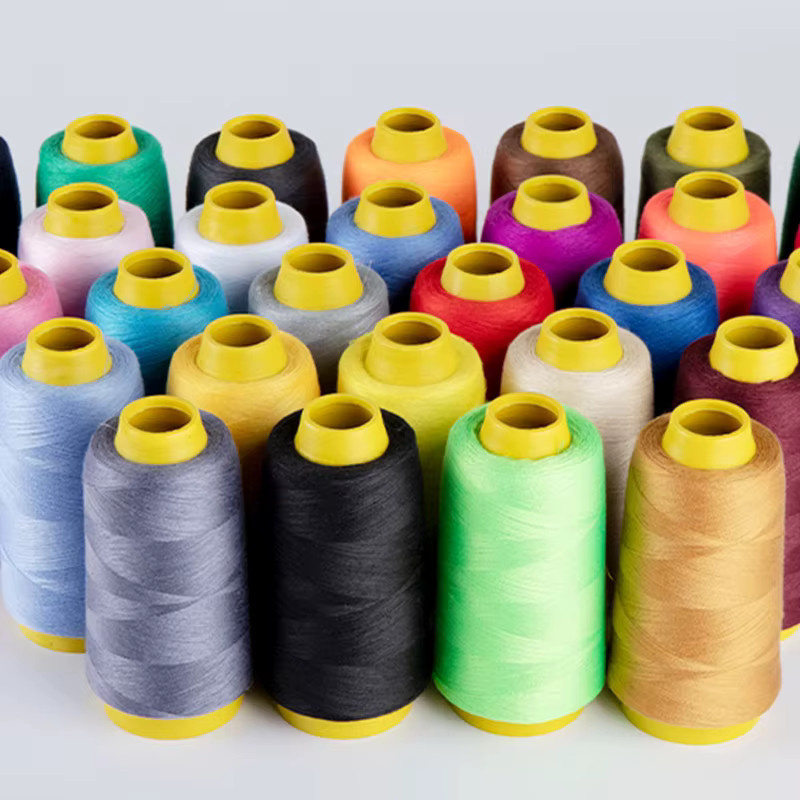 Pagodenlinie Nähmaschinengarn aus Polyester für Overlock und Handstickerei, 1300 Yard, Mehrfarbig - Bild 2