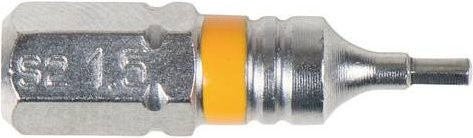 KS Tools TORSIONpower Sechskant-Bit Innensechskant 1,5 mm, Antrieb 1/4 Zoll, 25 mm, Silber - Bild 1