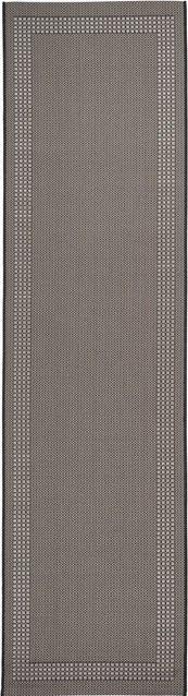 Modern Living Flachwebeteppich Naomi in Anthrazit und Grau, B/T: 80 x 290 cm - Bild 1
