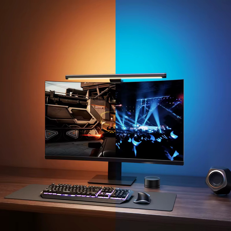 Yeelight Libra 2 Smart Monitor Light Bar RGB-Displayleuchte in Schwarz mit App-Steuerung, kompatibel mit Matter, Amazon Alexa und Google Home - Bild 2