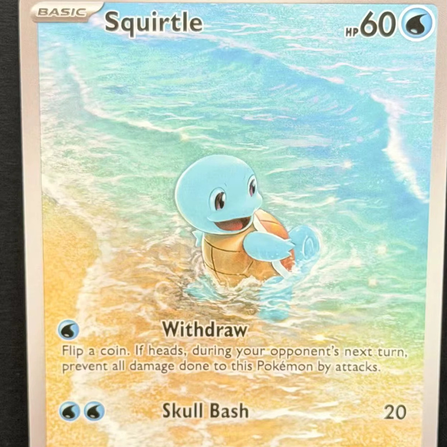 Keeppley Pokémon Mew und Squirtle Illustration Karte, Pappe / Karton, Bunt / Mehrfarbig - Bild 1