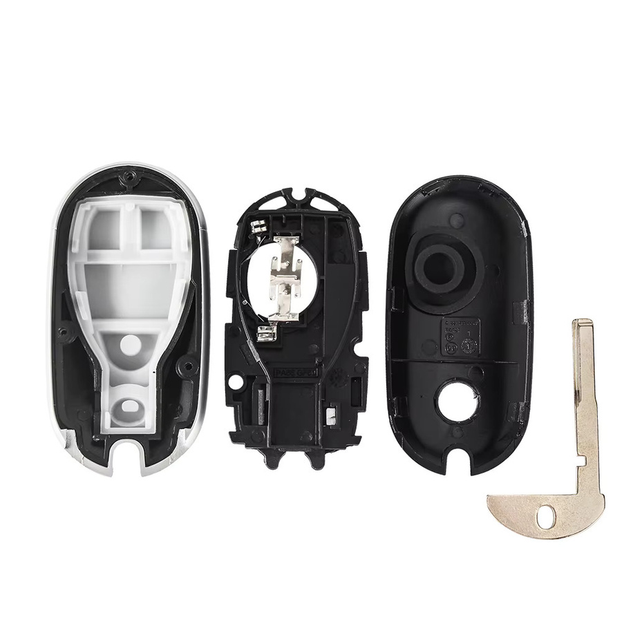 KEYYOU Auto Schlüssel Gehäuse für Mercedes Benz A B S E Klasse kompatibel mit NEC und BGA 2000 - Bild 3