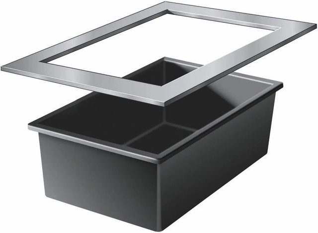 Ubbink Terrassenteich-Set Quadra mit Alurahmen InoxFrame aus Edelstahl, B/T/H: 118 x 43 x 78,2 cm - Bild 1