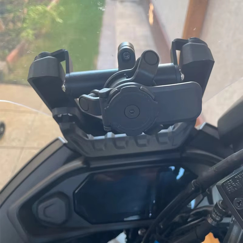Motorrad Telefonhalterung für Yamaha Tracer 7GT 700GT und MT07 inklusive GPS Navigation Halterung in Schwarz - Bild 4