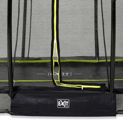EXIT Silhouette Bodentrampolin mit Sicherheitsnetz, Durchmesser: 427 cm, schwarz - Bild 4