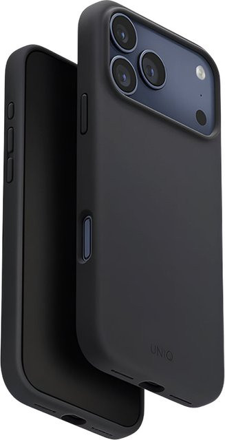 UNIQ Lino MagClick MagSafe Hülle für Apple iPhone 17 Pro Max, Schwarz - Bild 1