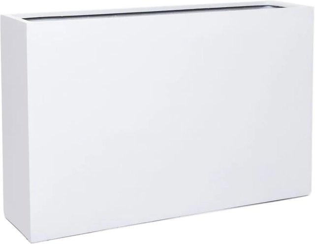 Vivanno Pflanzkübel Raumteiler Elemento Weiß aus Fiberglas B/T/H: 117 x 30 x 75 cm - Bild 1