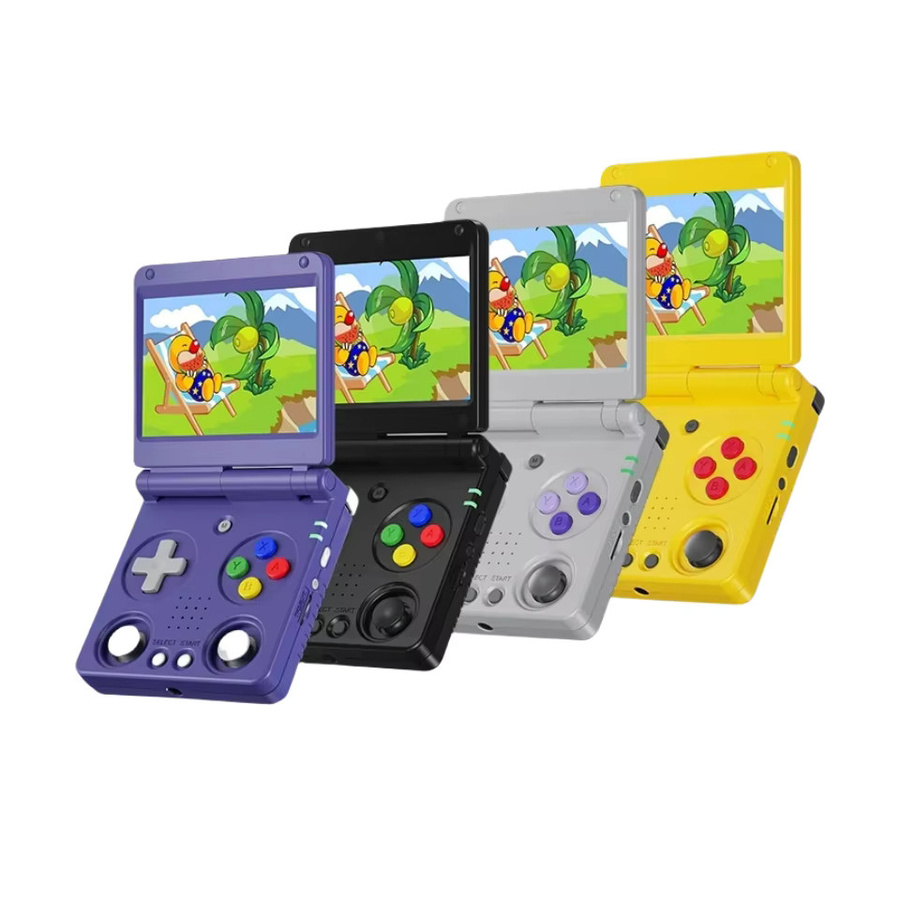 Anbernic RG34XXSP Retro Handheld-Spielkonsole in Blau mit 3,4 Zoll IPS-Bildschirm und 256 GB Speicher - Bild 6