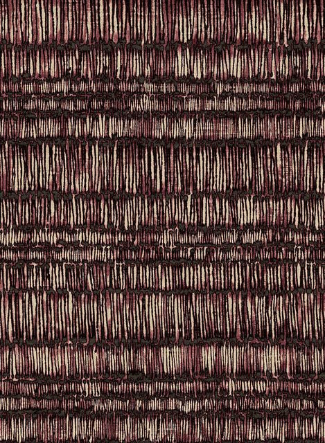 Eijffinger Tapete Solange 6 aus Vlies in Rot/Rosa mit horizontalen Streifen - Bild 1
