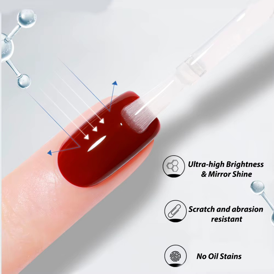 KODIES GEL Super Shine Top Coat UV-Gel-Nagellack, 15 ml, glänzend - Bild 3
