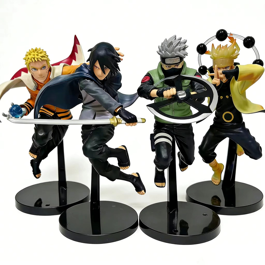 Bandai Naruto Anime Actionfiguren, Sasuke Kakashi Uzumaki, Kunststoff, Einzelfigur - Bild 2