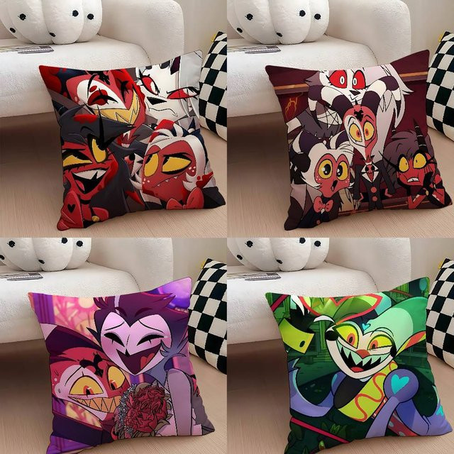 Helluva Boss Kissenbezug von 52TOYS in Multicolor aus weichem Polyester mit Reißverschluss - Bild 1