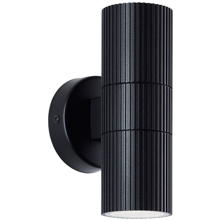 Brilliant LED-Außenwandleuchte Keola 2-flammig Schwarz Up-Down IP44 - Bild 2