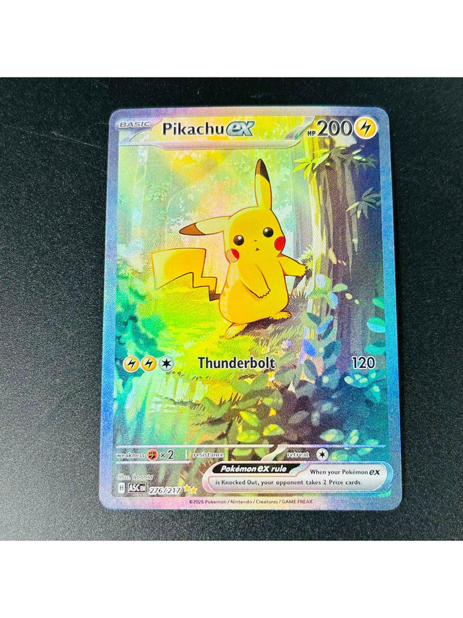 Keeppley Pokémon Pikachu ex SAR Full Art Holo Karte, Englisch - Bild 2