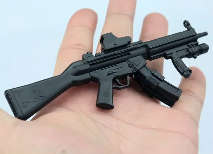 GRAPMAN MP5SD5 Maschinenpistole, 1/6 Modell, Kunststoff, Militär - Bild 2