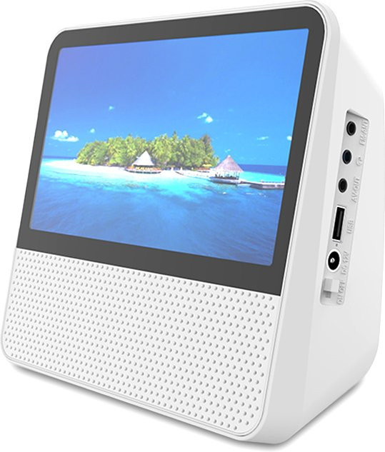 Bytelike Tragbarer DVD-Player mit Bluetooth 5.1 in Weiß zur Unterstützung von CD und VCD - Bild 1