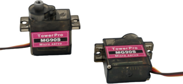 KePaQi MG90S Micro Servo Metal Gear, Schwarz - Bild 1