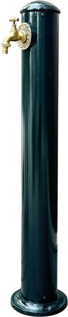 Relaxdays Wasserzapfsäule aus Aluminium und Stahl in Grün im Antik-Design, Höhe: 91 cm, Breite: 17 cm, Tiefe: 17 cm - Bild 1