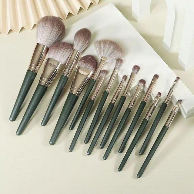 OTRESS Make-up Pinsel Set, 14 Stück, grau, Unisex - Bild 1