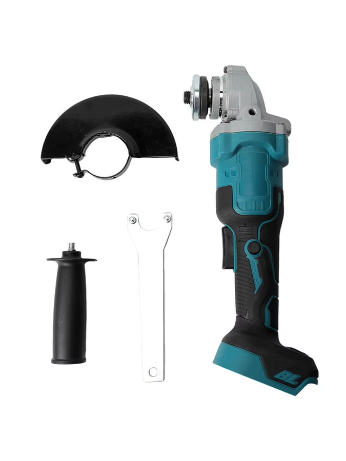 Makita Bürstenloser Winkelschleifer 125mm mit 3-Gang-Einstellung und 12000 U/min für 18V Akku als Schneid-, Schleif- und Poliermaschine - Bild 4