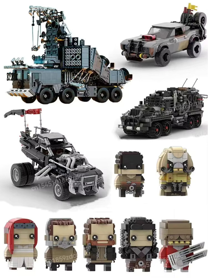 Garno MOC Mad Maxed War Riged Gigahorsed Reisigered Auto, Bausteine, Fahrzeug - Bild 4