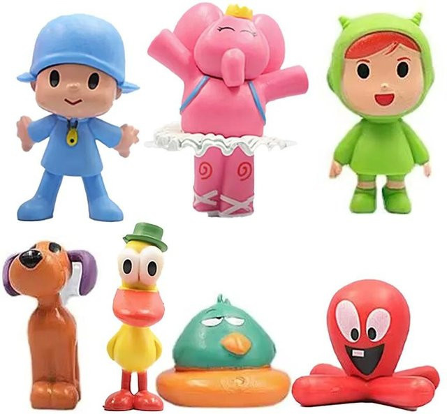 Pocoyo Tier Spielzeug, 7-teiliges Set, Figuren, ab 14 Jahren - Bild 1