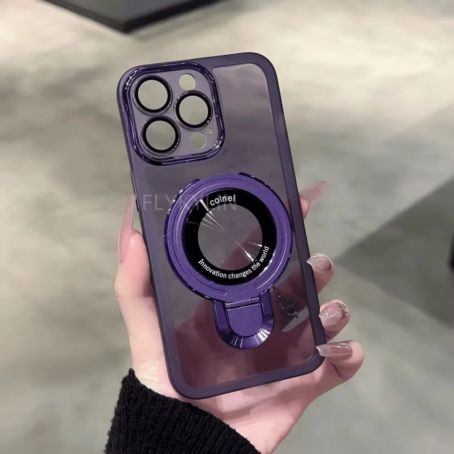 FLYKYLIN Silikon Handyhülle mit Ständer für Xiaomi Redmi Note 14 13 12 11 10 9 8 7 Pro Plus, transparent - Bild 2