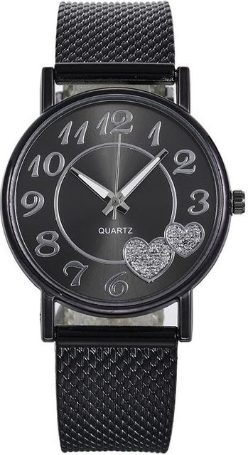 Your Fashion Gürteluhr, Quarz, Schwarz, Silikon, 40 mm, Damen - Bild 1