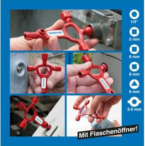 Benning Schaltschrankschlüssel aus Zinkdruckguss in Rot - Bild 2