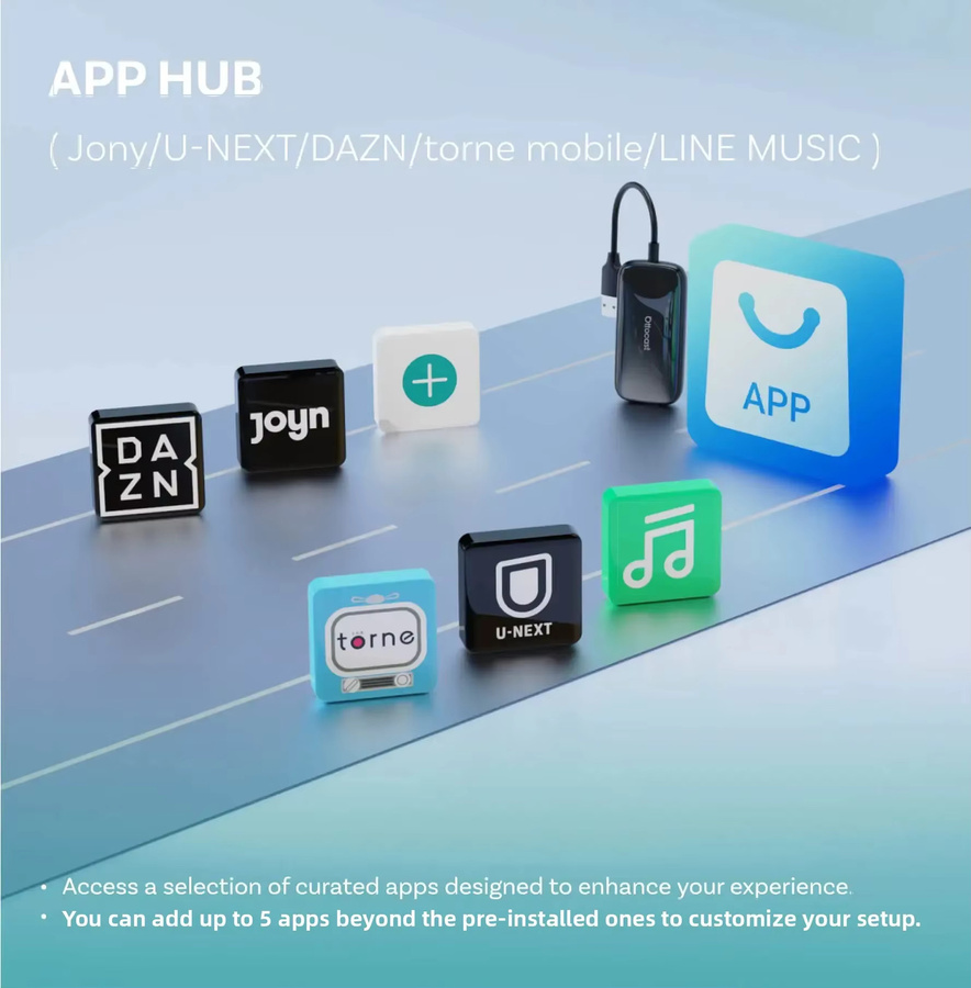 OTTOCAST Play2Video Ultra Wireless CarPlay und Android Auto Adapter in Schwarz für YouTube, Netflix und DAZN Video Box mit Wi-Fi und Bluetooth - Bild 5