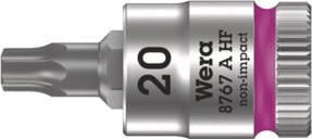 Wera Zyklop Bitnuss 8767 A HF TX 20 mit 1/4 Zoll Antrieb in Silber - Bild 1