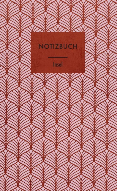 Notizbuch Art déco in Rostrot vom Insel Verlag - Bild 1