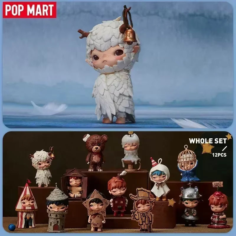 POPMART Hirono Shelter Serie Mystery Box Blind Box Überraschungsspielzeug Anime-Figur aus Kunstharz in Weiß - Bild 2