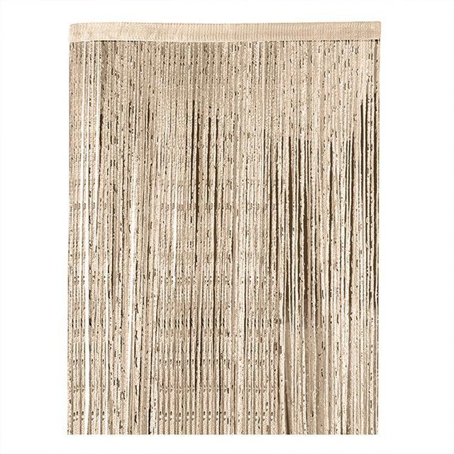 Big House decor Perlendekor Vorhang aus Polyester, Weiß, B/H: 100 x 200 cm - Bild 1